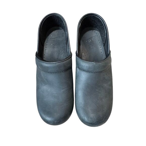 Black, Leather DANSKO Shoes/Clogs, size 38/7.5-8 - Picture 1 of 9